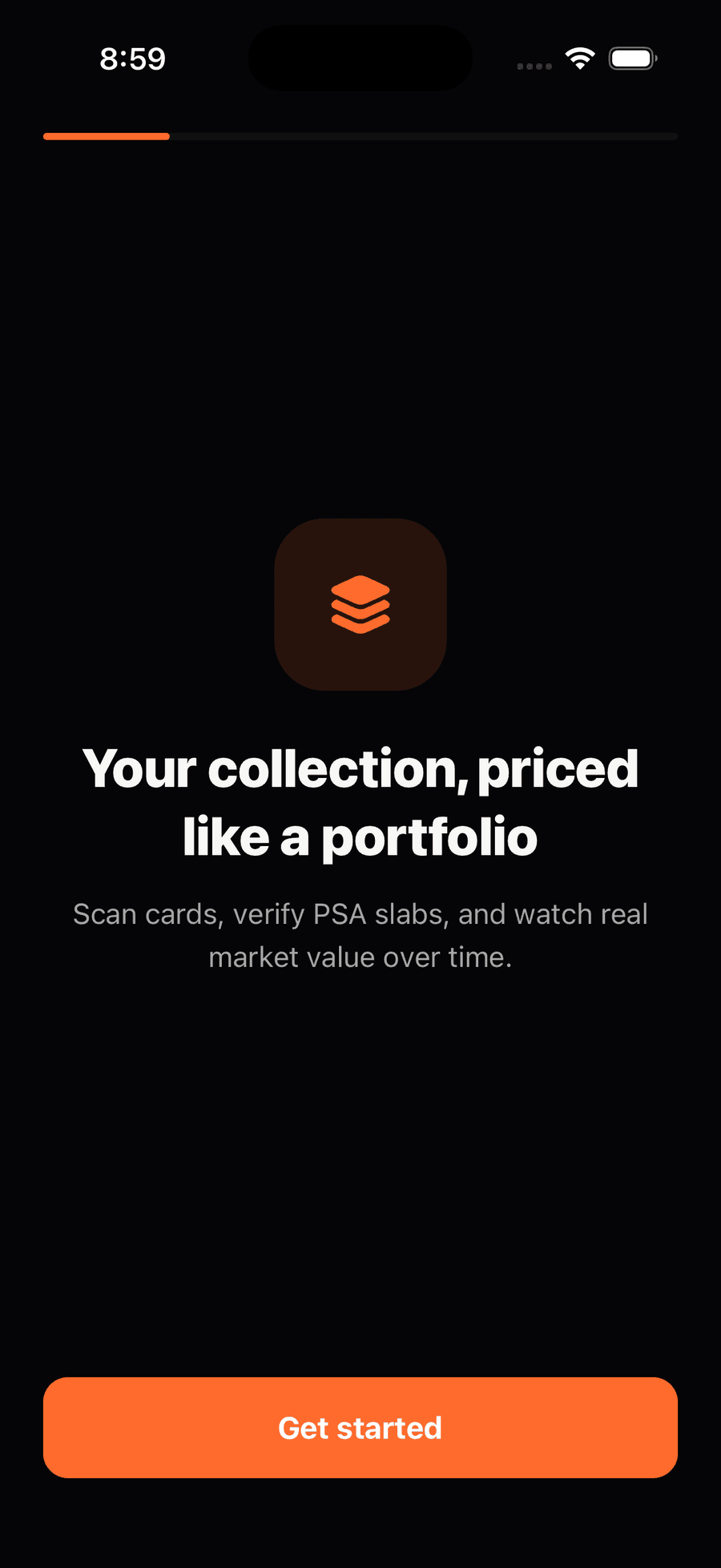 onboarding screen
